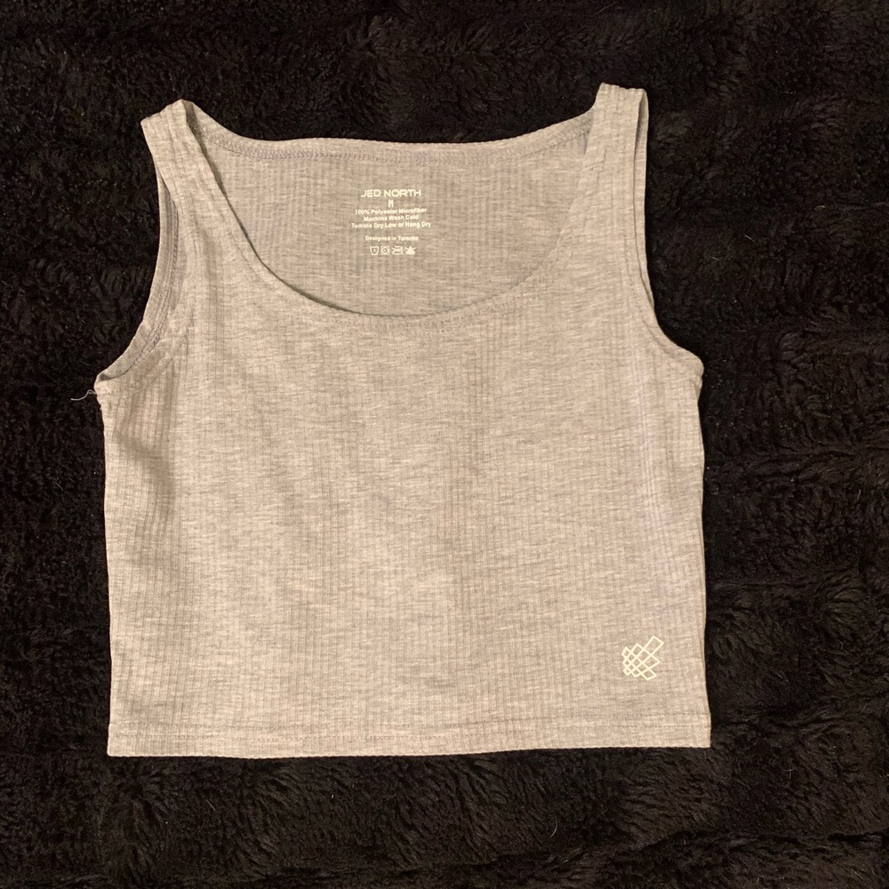 Workout crop tank top